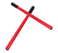 2 Pièces Levier D’extension, Poignée Ergonomique Rouge Portable | Acier et Caoutchouc, Élément Unique, Haute Pression, Portée Accrue, pour Mécaniciens, Remorques, Équipements Lourds, Atelier