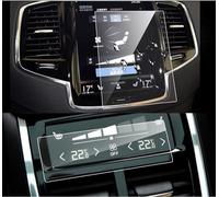 [2 pièces] LFOTPP Volvo XC90 S90 V90 8,7 Pouces Navigation et Climatisation Verre Trempé - Dureté 9H Film Protection GPS Nav Écran Protecteur Vitre