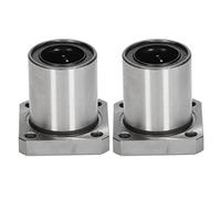 2 Pièces LMK20UU Roulements à Billes Linéaires Bride Carrée 20mm Alésage 32mm OD 42mm de Long