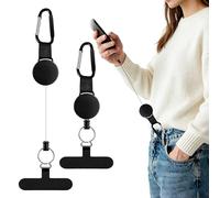 2 Pièces Lockie Pour Telephone Sangle Anti Chute Telephone Compacte Portable Elle Empêche Votretéléphone De Se Perdre Ou Tomber Idéale Pour Activités Plein Air Comme Ski Vélo L'escalade Et Randonnée