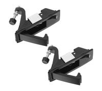 2 Pièces Loquet à Compression en Alliage de Zinc Affleurant | Montage Encastré, Noir, pour Coffret et Armoire, Résistance à L'usure, Installation Simple