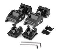 2 pièces loquets de capot loquet de capot en aluminium, Kit de boucle de support de loquet de verrouillage de capot pour pour JK Unlimited 2007-2017
