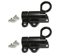 2 pièces loquets de sécurité de porte en alliage d ' aluminium loquets automatiques serrure de portes matériel maison fenêtre porte anneaux de traction de sécurité boulon de porte à ressort
