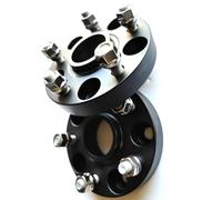 2 Pièces/lot 6061-T6 0.6/0.8 Pouces 5 Cosses 5x108 Entretoises Roue Avec Goujons M14 * 1. Adaptateurs Centrés Sur Moyeu Pour Ford Pour Edge Bague centrage moyeu roue(15mm)