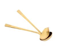 2 Pièces Louche Bec de Canard en Acier Inoxydable, Manche Long | Débit Contrôlé, Versement sans Éclaboussures, pour Sauce et Curry, Usage Maison ou Buffet, Design Élégant