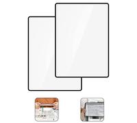 2 Pièces Loupe de Page, A4 Pleine Page Lecture, 3X Rectangulaire Malvoyant, Loupes de Cartes, Loupes de Signets, Ultra Mince Loupe de Lecture, pour Lecture de Petits Livres Imprimés et Cartes