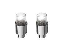 2 pièces lumière de pneu de valve de voiture, LED voiture moto néon lampe flash LED bouchon de valve de pneu lumières de roue de vélo LED bouchon de valve de pneu