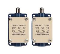 2 pièces LX19-001 interrupteur de voyage, interrupteur de fin de course AC 380 V DC 220 V 5 A, interrupteur de fin de course à réarmement automatique avec port de câblage isolé