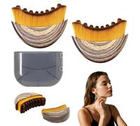 2 Pieces Lymphatic Facial Brush, Lymphatic Facial Massager, Lymphatic Contour Face Brush, Avec Couvercle de Rangement, Pour Le Massage Lymphatique Drainant Et Le Soulagement de La Fatigue