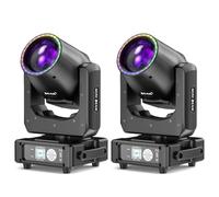 2 pièces Lyre LED 230W 7R Beam Mini lumière de scène 14 couleurs 14 Gobos RGBW Disco Lumière Rotative dmx512 Prisme Jeu de Lumiere pour DJ Club Fête Bar Théâtre Mariage