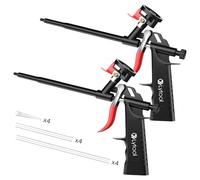 2 Pièces Lytool Pistolet-Mousse-Polyurethane Professionnel Pistolets à Mousse Expansive-PU,Pistolets à Mousse Pas Besoin de Nettoyant pour Calfeutrage Etanchéité Remplissage