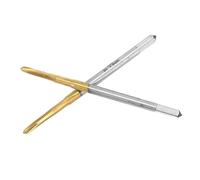 2 pièces M2x0,4//M3x0,5//x0,7/M5x0,8/M6x1,0/M8x1,25/M10*1,5/*1,75 Revêtement Taraud Foret Outils à main Acier rapide 6542 Taraud Fileté Flûte Droite Assemblage Meubles(M2)