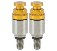 2 PièCes M5x0.8 Fourche En Alliage D'aluminium Purgeur D'air Soupape De Surpression De Remplacement Pour Crf150r Cr125r Cr250r Crf250r Jaune