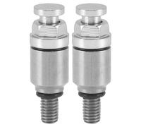 2 PièCes M5x0.8 Fourche En Alliage D'aluminium Purgeur D'air Soupape De Surpression De Remplacement Pour Crf150r Cr125r Cr250r Crf250r Argent