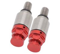 2 PièCes M5x0.8 Fourche En Alliage D'aluminium Purgeur D'air Soupape De Surpression De Remplacement Pour Crf150r Cr125r Cr250r Crf250r Rouge