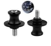 2 Pièces M8 Diabolos Moto Universels pour Béquille Arrière | Support de montage CNC pour moto, Bobines Vis du Bras Universel, Adaptateur Support pour Moto Culbuteur Arrière Fileté