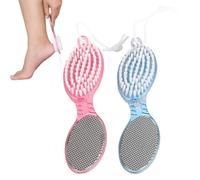 2 Pièces Machine À Frotter À Pied Double Face, Outils De Pédicure, Accessoires De Soins Aux Pieds, Machine À Friction Créative, Pinceau De Nettoyage Des Pieds.