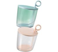 2 Pièces Machine à Mousse Portable, Plastique ABS | Opération Tirage Haut Bas, Stockage Compact, Usage Maison ou Hôtel, pour Voyageurs et Passionnés