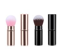 2 Pièces Made-Up Brush Avec Couvercle, Télescope-Make -Up-Brush, Mini Portable Make -Up -Up-Brush, Make -Up Outils.