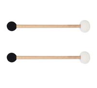 2 Pièces Maillet à Bol Chantant Double Embout | Poignée en Bois de Hêtre, Équilibre Précis et Son Doux, pour Carillon et Xylophone