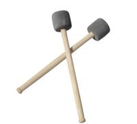 2 Pièces Maillet de Tambour en Bois EVA pour Grosse Caisse, Beige | Développement Musical, Perception du Rythme, Prise Douce et Agréable, Texture Soignée, pour Garçon et Filles et Étudiants
