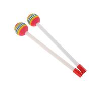 2 Pièces Maillet Marimba Garçon et Filles Forme Sucette | Prise Sûre, Poignée Confortable, Portable, pour Glockenspiel et Marimba