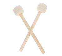 2 Pièces Mailloche de Grosse Caisse en Bois, Tête | Batteur, Accessoires de Percussion, Mallet pour Tambour, Baguette de Percussion, Prise Ferme et Stable