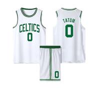 2 Pièces Maillot Basketball Enfant/Adulte 2024, Basket Maillots Basketball Jersey et Short Ensemble de Maillot, Maillot sans Manches + Pantalon Court Enfants/Adulte, Pop Maillot Basket Blanc M