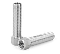 2 Pièces Mamelon Hexagonal Réduction, 1/2" Mâle x 1/2" Femelle, 100mm Longueur Extension, Douille Connecteur Adaptateurs pour la Conversion de Raccordement de Tuyau