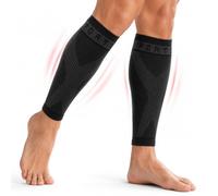2 Pièces Manchon Compression Mollet, Respirant et Élastique pour Sport | Chaussette de Compression pour Homme et Femme, Maintien Musculaire Respirant et Élastique pour Running, Vélo(L)
