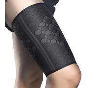 2 Pièces Manchon de Compression Cuisse, Soutien aux Cuisses,Respirant Bandage Soulager Tensions Musculaires pour Les Cuisses,Respirante et Antidérapante, Pour les Femmes Hommes(XL,53-59cm)
