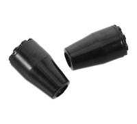 2 Pièces Manchon de Poignée de Porte de Cheminée Filetage 10mm | Résistant à Chaleur, Prise Antidérapante, pour Porte de Trappe et Chaudière, Design Moderne
