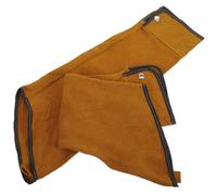 2 Pièces Manchons de Protection Bras de Soudage en Cuir de Vache | Jaune, Élastiques et Résistants à Chaleur, pour Femmes, Camping et Grillades, Lot de Deux Couleur Aléatoire