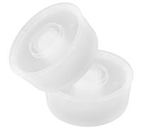 2 Pièces Mangeoire à Abeilles Ronde PP Blanche, Apiculture | Usage Saisonnier pour Ruche, Manipulation Simple, Forte Résistance aux Chocs, Lot Pratique