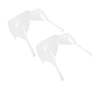 2 pièces Mannequin de Soutien-Gorge, Présentoir semi-transparent | Torse de Comptoir, pour Bikini et sous-Vêtements, Style Moderne, Vitrine ou Usage Domestique