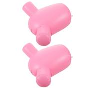 2 Pièces Mannequin Gonflable, Torse Demi-Corps Rose Réutilisable | PVC Lisse, Forme Réaliste Base Équilibrée et Taille Réglable, Adapté aux Présentoirs de Pharmacie et Vitrines