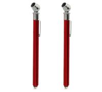 2 Pièces Manomètre de Pression des Pneus Style Crayon 10-120 Psi | Lecture Précise, Usage Simple et Format Compact, pour Voitures et Vélos, Échelle à Quatre Faces