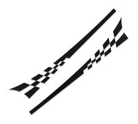 2 pièces Marchepieds latéraux pour Dacia Spring,Extensions de Jupe latérale,Barre de Protection en Aluminium,Accessoires de décoration de Voiture,B-Black