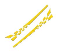 2 pièces Marchepieds latéraux pour Ford Puma/Puma St 2020-2023,Extensions de Jupe latérale,Barre de Protection en Aluminium,Accessoires de décoration de Voiture,C-Yellow