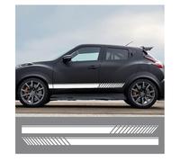 2 pièces Marchepieds latéraux pour Juke,Extensions de Jupe latérale,Barre de Protection en Aluminium,Accessoires de décoration de Voiture,B-White