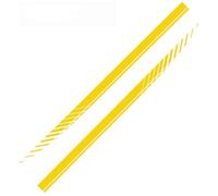 2 pièces Marchepieds latéraux pour Skoda Kodiaq GT 2019-2023,Extensions de Jupe latérale,Barre de Protection en Aluminium,Accessoires de décoration de Voiture,L-Yellow 2