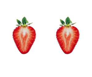 2 pièces marque-pages réalistes en forme de fraise, marque-pages en acrylique de dessin animé, porte-page, aide à la lecture pour carnets de notes, planificateur de Journal, marqueur acrylique