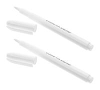 2 Pièces Marqueur Alimentaire Blanc à Pointe Fine, Stylo Portable pour | Plastique, Capuchon Anti-saleté, Décorations Rapides sur Glaçage, Guimauves et Biscuits pour Mariages Style Aléatoire