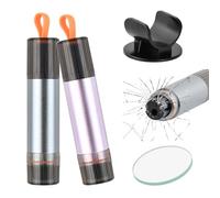 2 Pièces Marteau de Secours pour Voiture avec Coupe-Ceinture, Marteau de Sauvetage 2-en-1 - Brise-vitre et Coupe-sangle de Sécurité - Outil d'Urgence Portable pour Vitres de Voiture