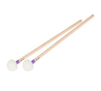 2 Pièces Marteau de Timbale à Manche en Bois et Tête en Feutre | Paire Portable, Surface Lisse sans Bavure, pour Pratique et Concert, Music Teachers et Players