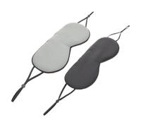2 Pièces Masque de Sommeil Double Face Occultant, Réglable