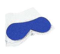 2 Pièces Masque Oculaire en Coton Bleu, Sangle Réglable | Tissu Doux et Respirant, Maintien Sûr, Réduit la Fatigue Oculaire, Usage Maison ou Poussette