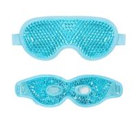 2 Pièces Masque Rafraîchissant Yeux Chaud et Froid en Pvc Gel | Compresse Oculaire Portable, Usage Voyage, pour Yeux et Peau Autour des Yeux