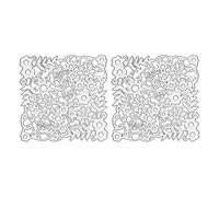 2 pièces matrice de découpe de gaufrage forme unique exécution exquise machine de découpe solide et durable pour la fabrication de cartes décoration d'album matrices artisanales