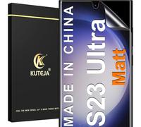 [2 Pieces] Matte Screen Protectors For Samsung Galaxy S23 Ultra 5g, Anti-Fingerprint, Anti-Glare Matte Tpu Screen Protector Film Full Coverage, Compatible With Fingerprint Reader